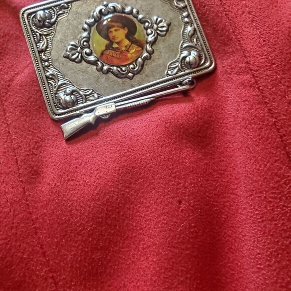 Double D Ranch red southwest Annie Oakley pin jacket sz Medium - Picture 3 of 8